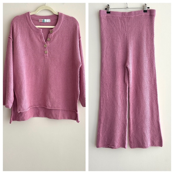 Free People Sweaters - Free People Beach Hailee Sweater Set, Size XS, Pink